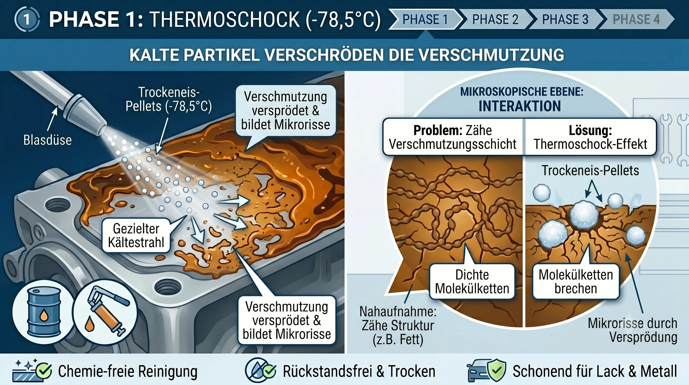 Thermoschock Effekt